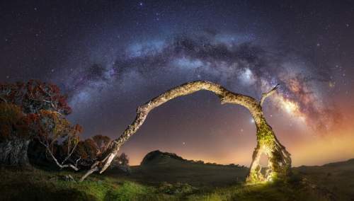 Красота ночного неба в мистических фотографиях