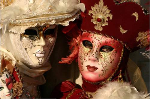Маски венецианского карнавала
