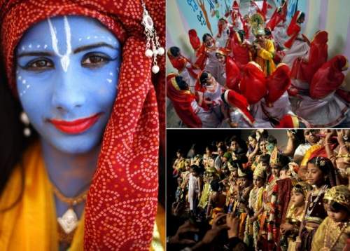 Janmashthami, один из самых ярких летних фестивалей в Индии