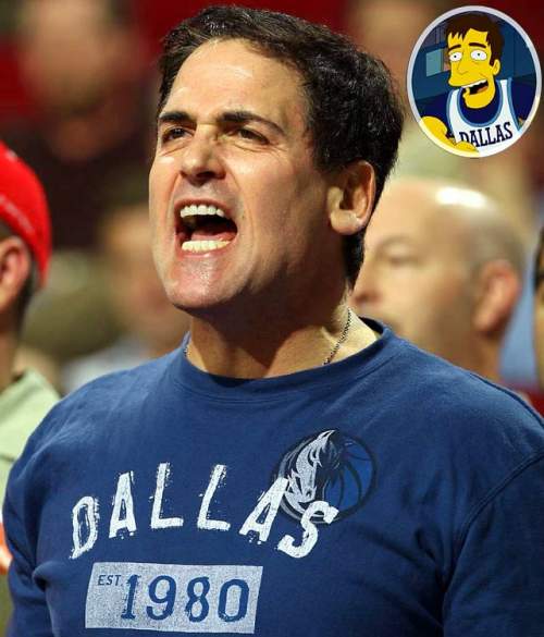 Тренер баскетбольного клуба "Dallas" Mark Cuban. Появился 7 декабря 2008 года.
