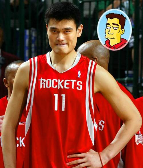 Баскетболист Yao Ming. 6 февраля 2005