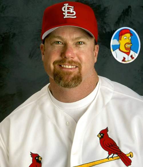Mark McGwire, бейсбол. 3 октября 1999