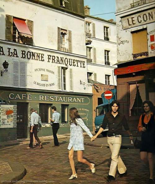  Монмартр, Париж, 1970. Фото Патриса Молинара.